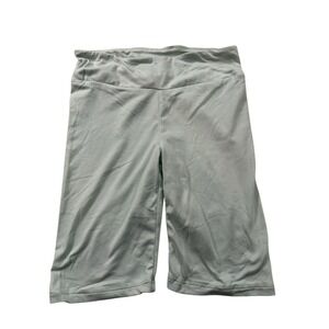 FOREVER 21 Women's Spandex High Rise‎ Biker Yoga Shorts Size Small Mint EUC